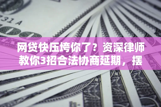 武汉网贷快压垮你了？资深律师教你3招合法协商延期，摆脱暴力催收！