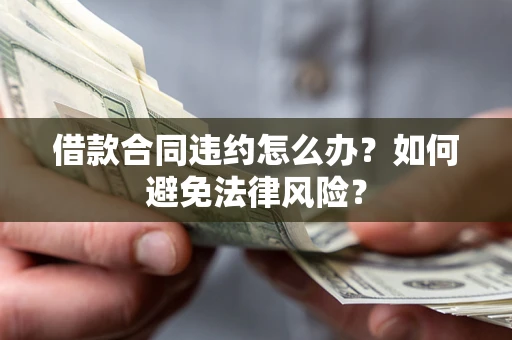 武汉借款合同违约怎么办？如何避免法律风险？