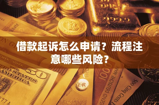 武汉借款起诉怎么申请？流程注意哪些风险？